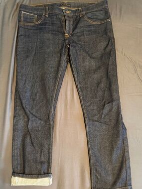 Nudie Grim Tim Dry Original Selvage 38 x 34